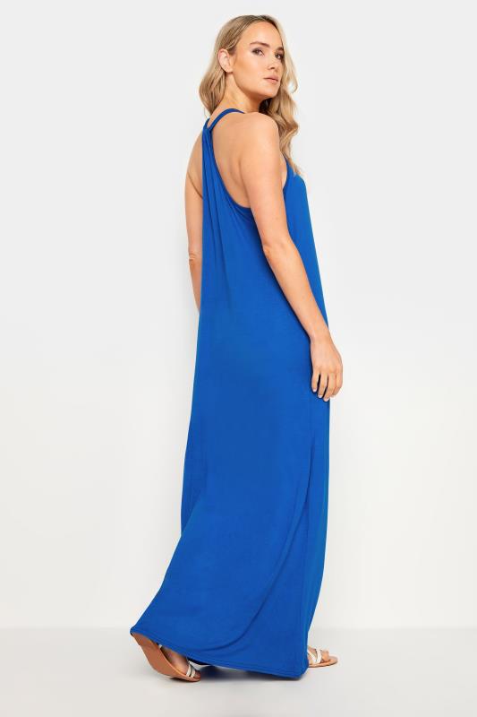 LTS Tall Women's Cobalt Blue Racer Back Maxi Dress | Long Tall Sally 3