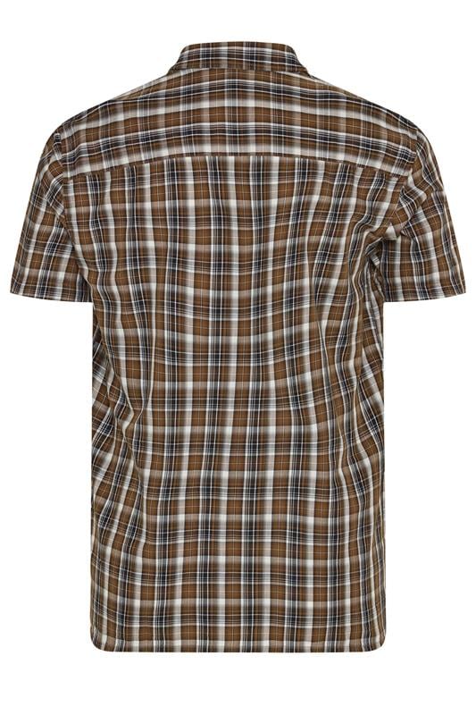 BadRhino Big & Tall Brown Check Shirt | BadRhino 2
