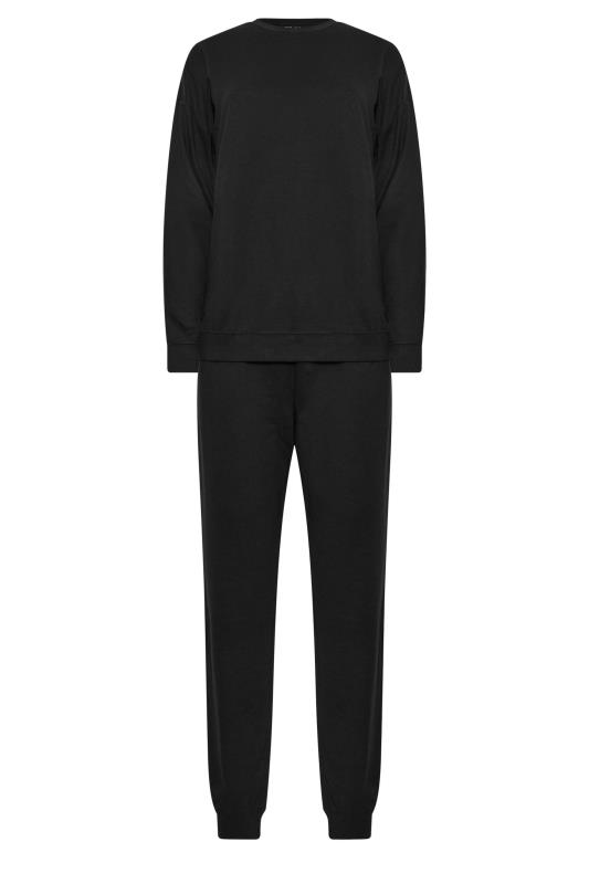 LTS Tall Black Sweatshirt & Jogger Set | Long Tall Sally 6