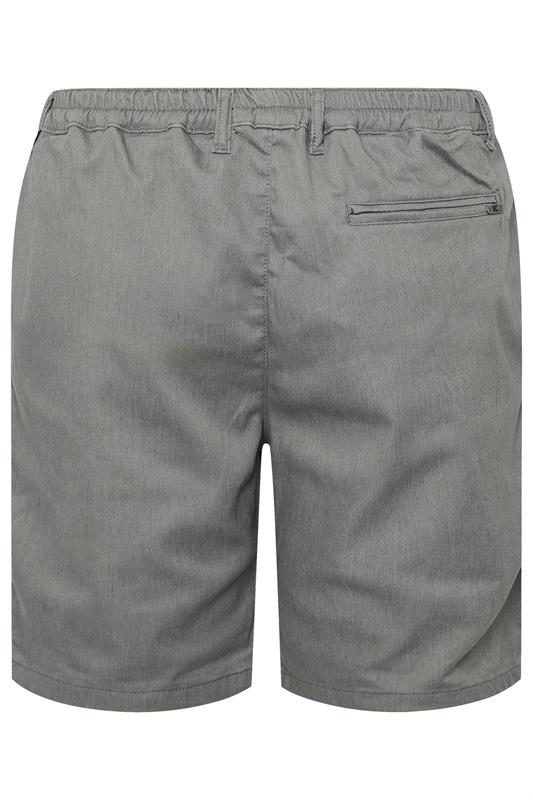 KAM Big & Tall Grey Smart Stretch Shorts | BadRhino 2