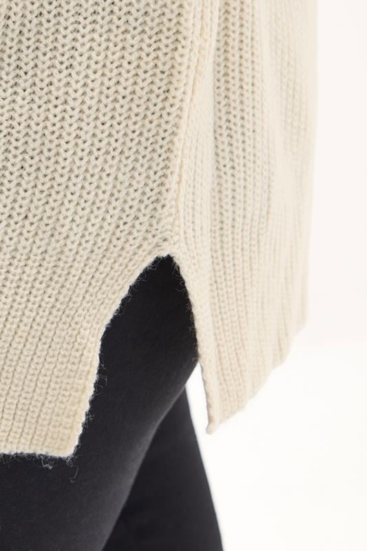 YOURS Plus Size Stone Brown Knitted Jumper | Yours Clothing 4