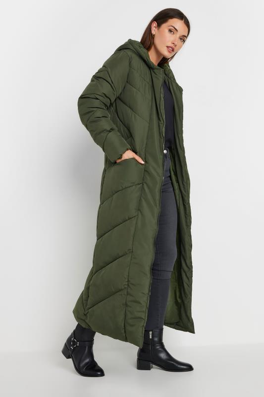 LTS Tall Women's Green Padded Maxi Coat | Long Tall Sally 2