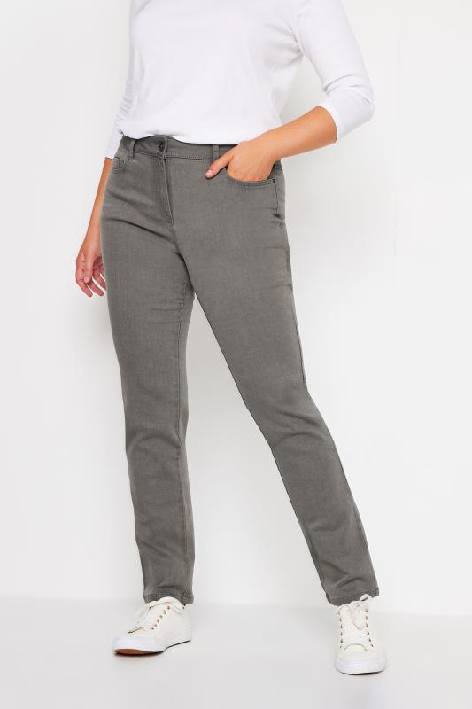 M&Co Grey Straight Leg Jeans | M&Co 1