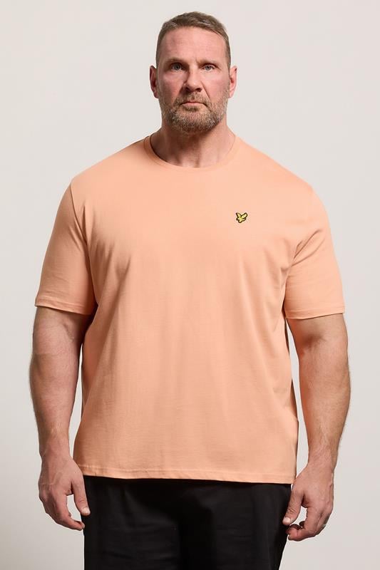  LYLE & SCOTT Big & Tall Terracotta Orange Core T-Shirt