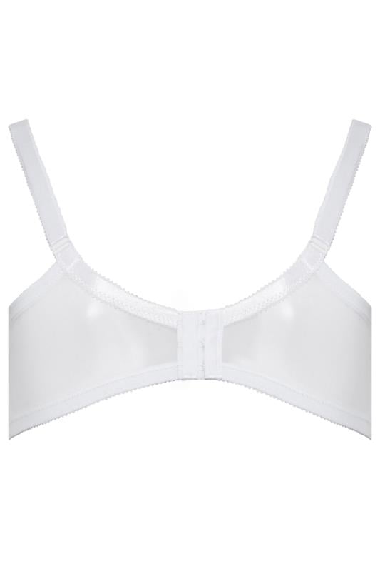 YOURSET 2 PACK Plus Size White Lace Trim Bra | Yours Clothing 2