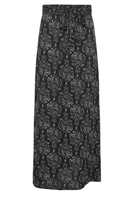 LTS Tall Women's Black Aztec Print Maxi Skirt | Long Tall Sally  5