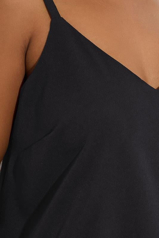 YOURS Curve Plus Size Black Cami Top | Yours Clothing  4