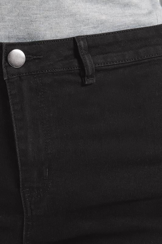 LTS Tall Black Denim Bootcut Jeans | Long Tall Sally  4