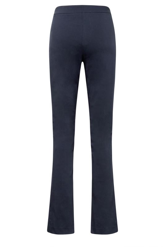 LTS Tall Women's Navy Blue Stretch Straight Leg Trousers | Long Tall Sally 7