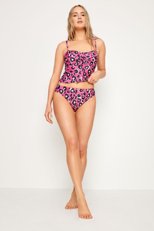 LTS Tall Women's Pink Leopard Print Tankini Set | Long Tall Sally  3