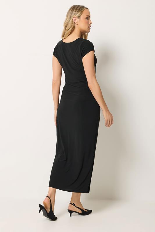 LTS Tall Women's Black Cowl Neck Maxi Dress | Long Tall Sally 2