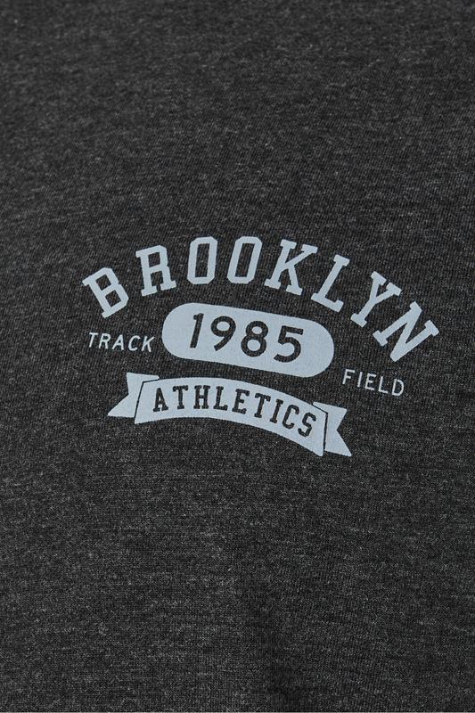 KAM Big & Tall Black 'Brooklyn' Raglan Tee | BadRhino 5
