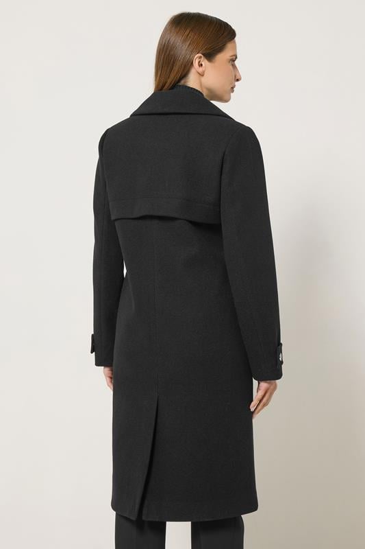 STAR Black Eyelet Collar Coat | StarByJM 5