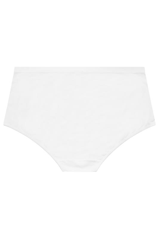 YOURS 5 PACK Plus Size Black & White Full Briefs | Yours Clothing 7