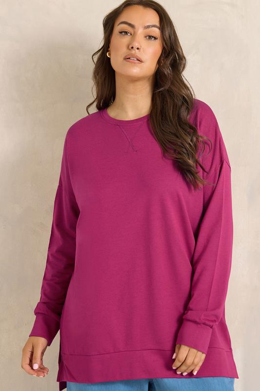  EVANS Curve Pink Luxe Sweatshirt