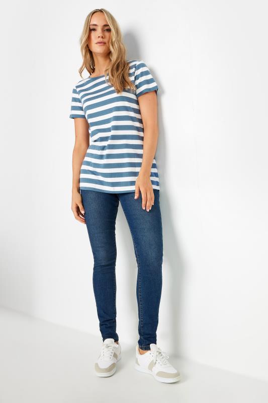 LTS Tall 2 PACK Pink & Blue Stripe T-Shirt | Long Tall Sally 3