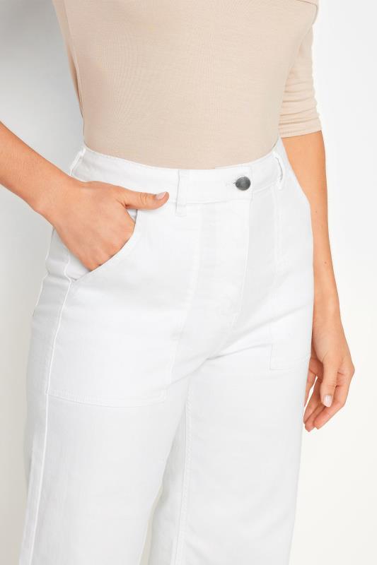 LTS Tall White Wide Leg Jeans | Long Tall Sally 4