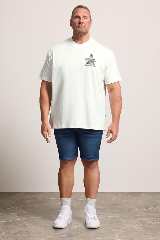 BadRhino Big & Tall White 'The Tuskstone Manor' Graphic T-Shirt | BadRhino  1