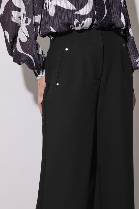 STAR Black Wide Leg Trousers | STAR x JM 4