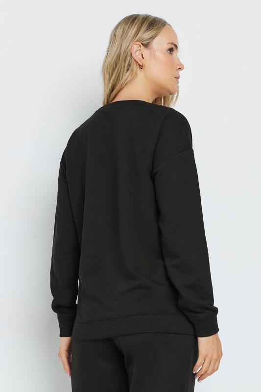 LTS Tall Black Long Sleeve Sweatshirt | Long Tall Sally  3