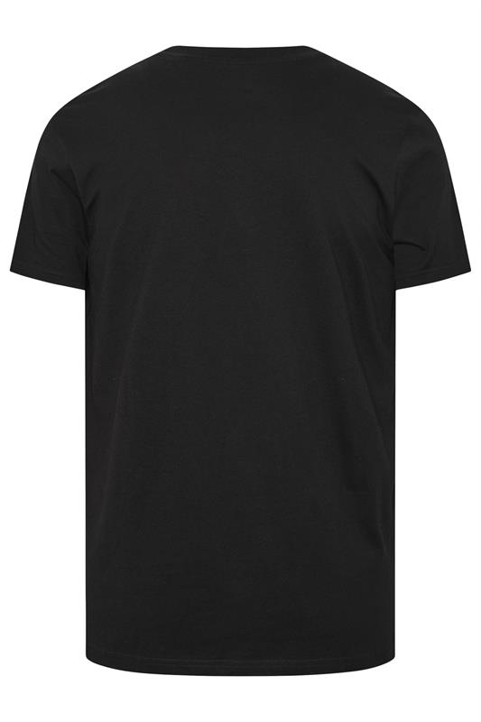 BadRhino Big & Tall Black Extra Long Misfits Graphic T-Shirt | BadRhino 5
