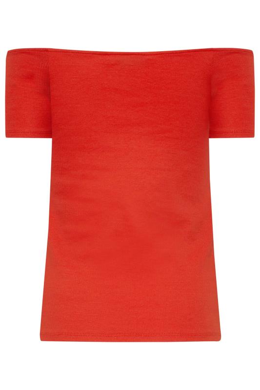 LTS Tall Women's Red Bardot Short Sleeve Top | Long Tall Sally 7