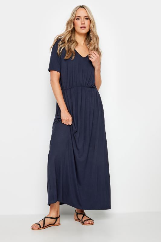 LTS Tall Women's Navy Blue Maxi T-Shirt Dress | Long Tall Sally 2