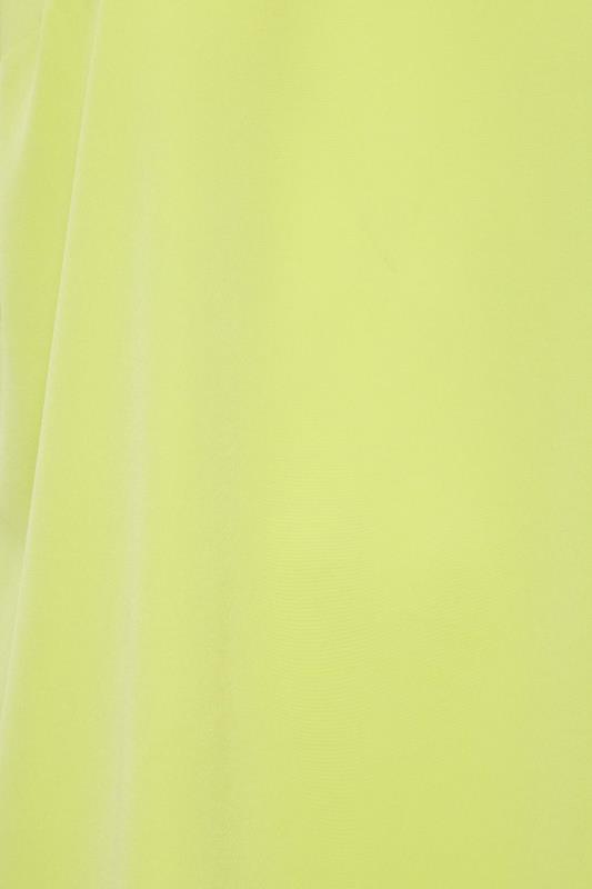YOURS Curve Plus Size Lime Green Cami Vest Top | Yours Clothing 4