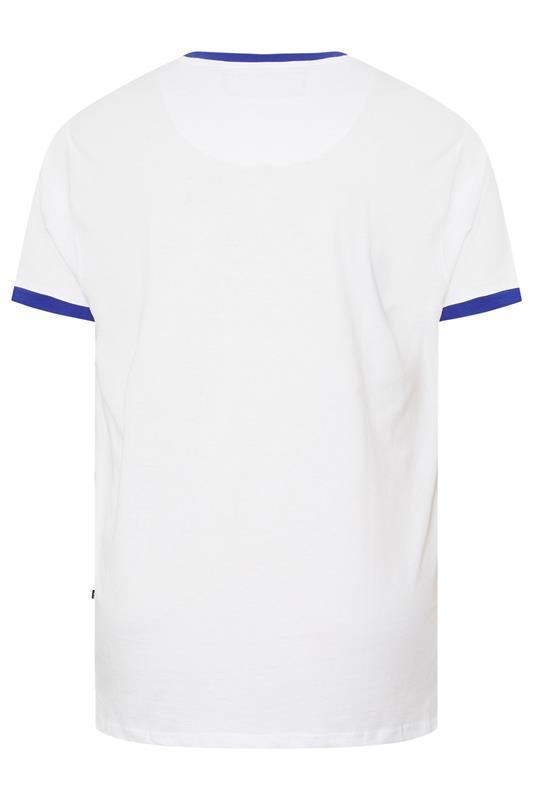 KAM Big & Tall White 'Paradiso' T-Shirt | BadRhino 3