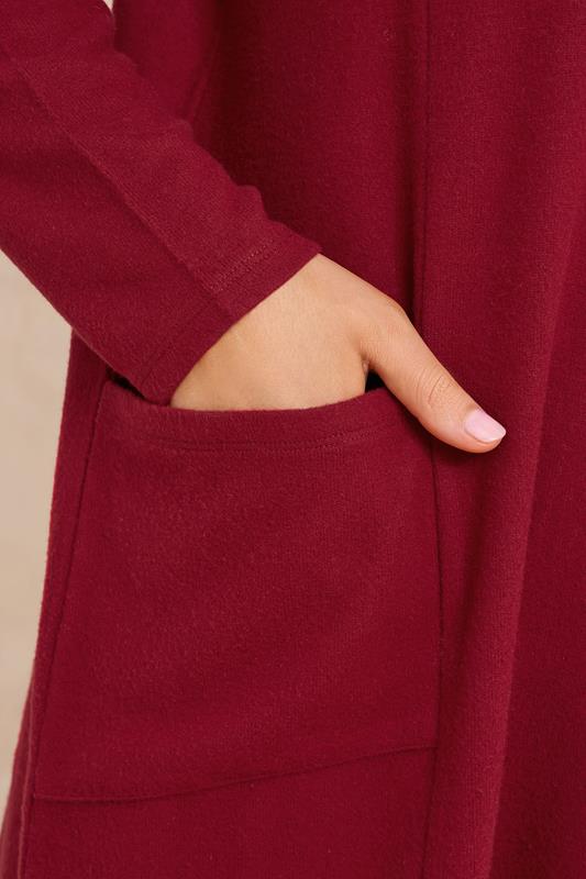 EVANS Plus Size Red Front Pocket Tunic Jumper | Evans  4