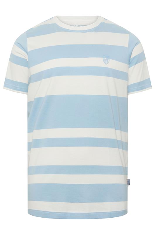 BadRhino Big & Tall Baby Blue Extra Long Stripe T-Shirt | BadRhino 5