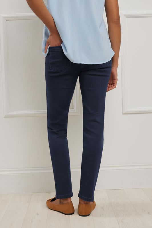 M&Co Indigo Blue Lift & Shape Slim Leg Jeans | M&Co 5