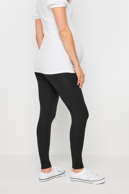 LTS Tall Black Maternity Basic Leggings | Long Tall Sally 3