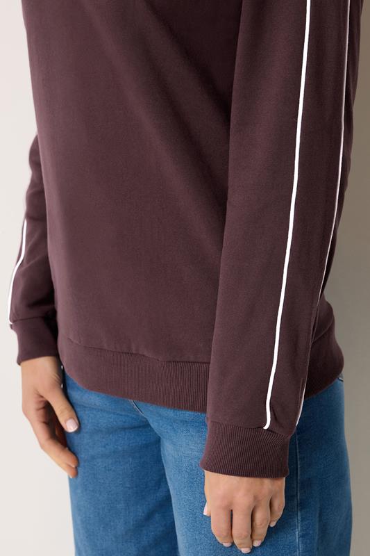 LTS Tall Women's Purple High Neck Sweatshirt | Long Tall Sally 4