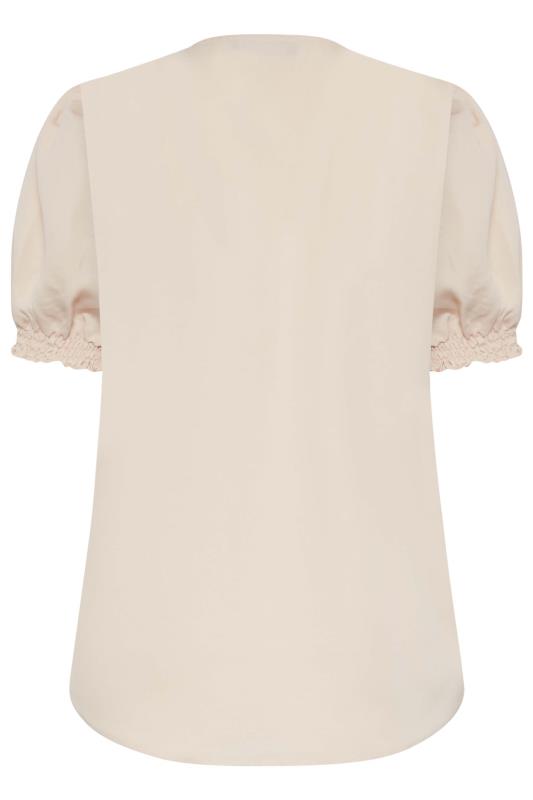 M&Co Pale Pink Frill Front Blouse | M&Co 7