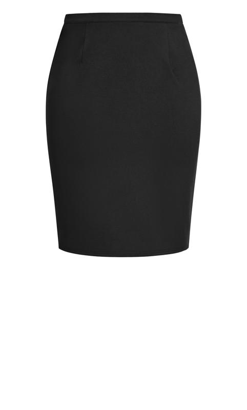 Black Midi Tube Skirt 3