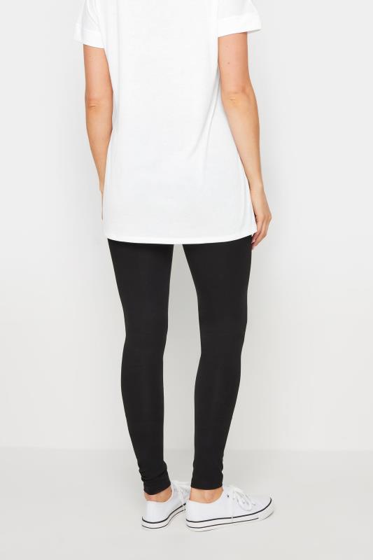 LTS Tall Black Premium Cotton Leggings | Long Tall Sally 3