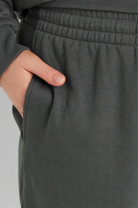 YOURS Plus Size Dark Grey Cuffed Joggers | Yours Clothing 4