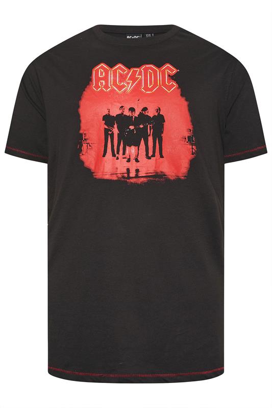 D555 Big & Tall Black 'ACDC' T-Shirt | BadRhino 3