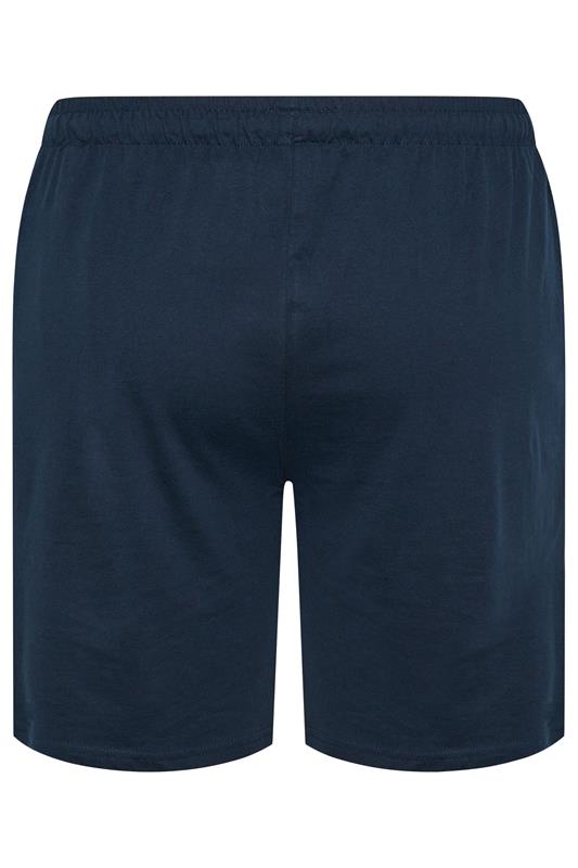 BadRhino Big & Tall Navy Blue Lightweight Lounge Shorts | BadRhino 6