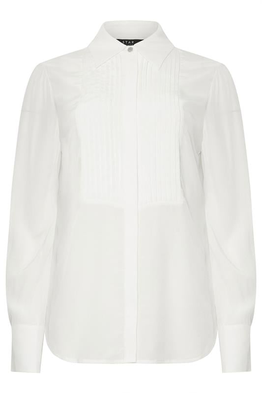 STAR White Pintuck Long Sleeve Shirt | StarByJM 7