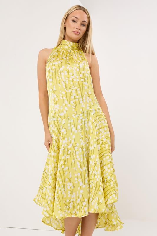 STAR Yellow Floral Midi Dress | StarByJM 1