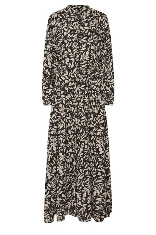 LTS Tall Brown Floral Print Tea Dress | Long Tall Sally 6