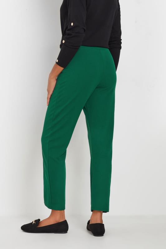 M&Co Green Stretch Tapered Trousers | M&Co 3