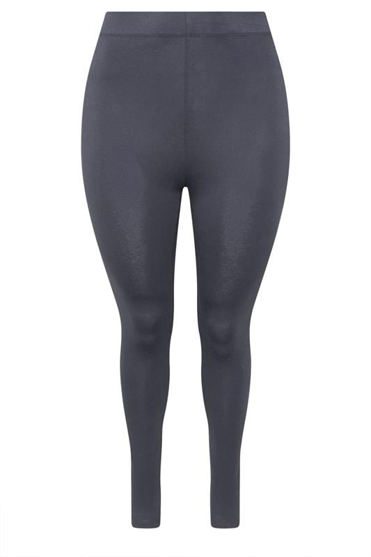 YOURS Plus Size Grey Leggings | Yours Clothing 5