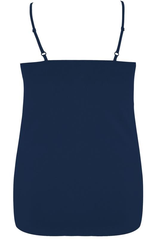 Plus Size Navy Blue Cami Top | Yours Clothing 6
