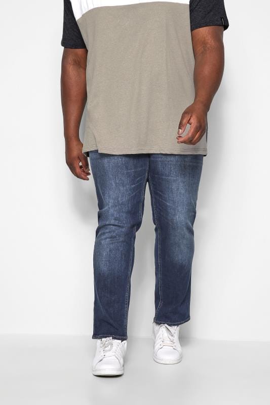 JACK & JONES Blue Straight Leg Jeans