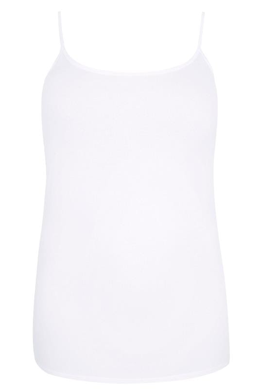 Plus Size White Cami Top | Yours Clothing 4