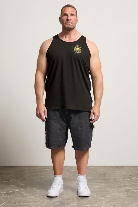 BadRhino Big & Tall Black 'Chasing The Sun'  Vest | BadRhino 2