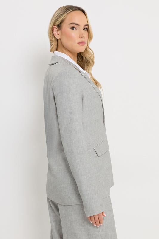 LTS Tall Women's Light Grey Tailored Blazer | Long Tall Sally 2